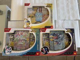 Pokémon 30 ans – Lot de 3 coffrets FR – Nymphali, Amphinobi 