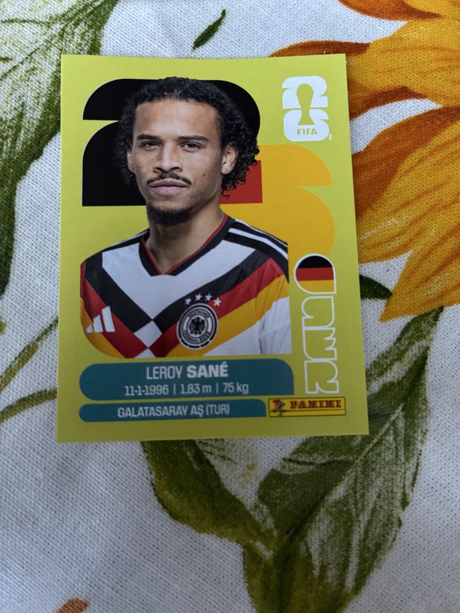 Panini Carte collezionabili: FIFA World Cup 2026 sticker Leroy Sane GER 18 – Usato da Wettingen venduto da ric_xm6x