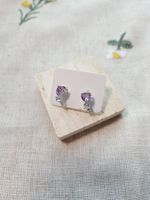 NEW - S925 Amethyst Earrings