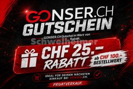 Fr. 25.-- Rabatt ab Fr. 100.-- bis 30.09.2026