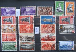 PP ab Anfang bis 1956 mit Abarten gestempelt, Kat. über 700