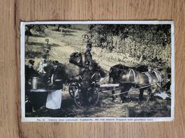 Alte Ansichtskarte Schweiz Feldpost Feldküche Battaillon 83