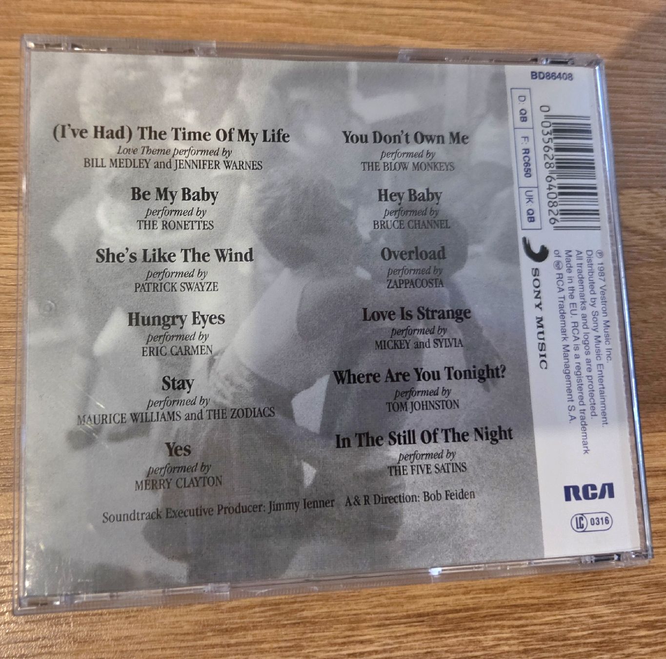 CD: Dirty Dancing Soundtrack 1987 – Usato da Winterthur venduto da raymen74 2