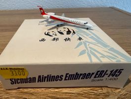 Flugzeugmodell Sichuan Airlines ERJ-145 1:400