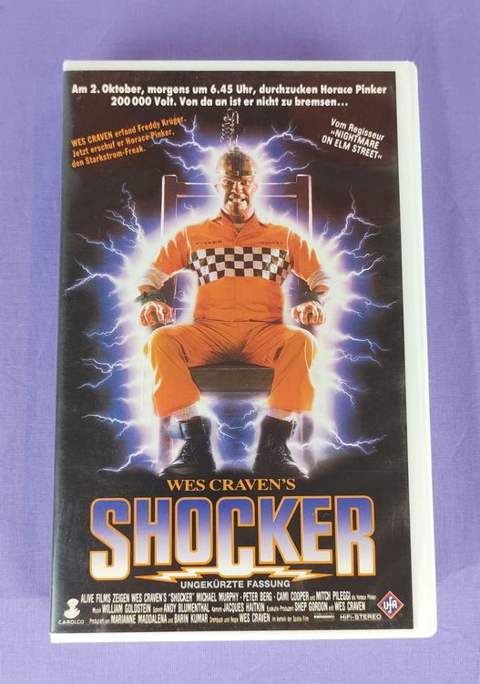 VHS-Videokassette: Shocker (Wes Craven) | Kaufen auf Ricardo