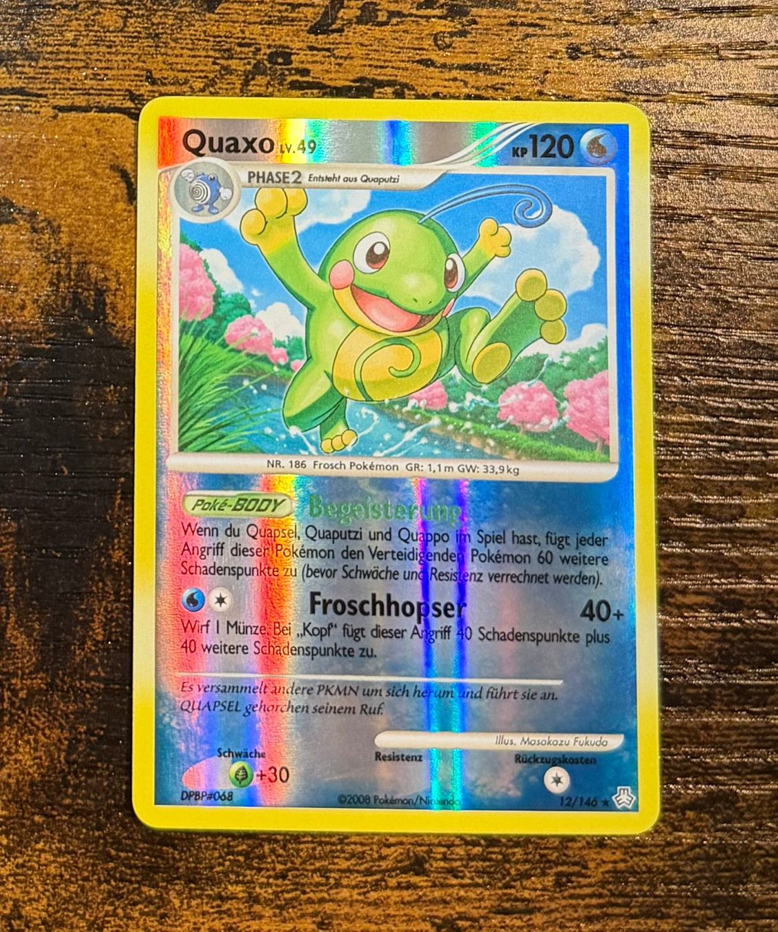 Pokémon Carte collezionabili: Quaxo Rare Reverse Holo 12 – Usato da Zürich venduto da PEACECOCOON