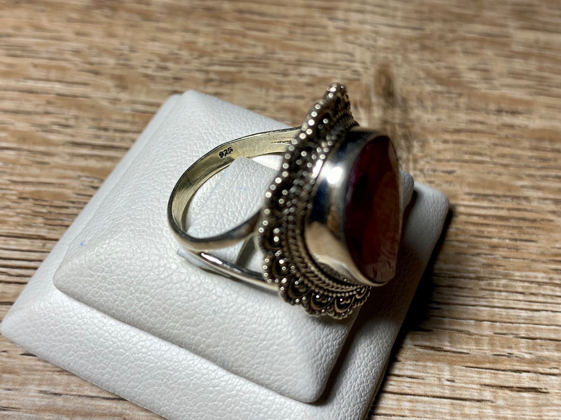Anelli: Orientalischer Silber 925 Ring mit natürlichem Rubin – Nuovo e nell'imballaggio originale da Laax venduto da Kiki_Kingdom3 4