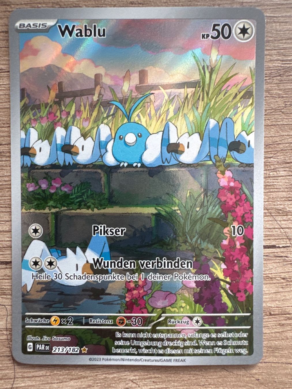 Pokémon Sammelbilder & Trading cards: Wablu PAR213 DE - Paradoxrift Pokemon – Neu (gemäss Beschreibung) aus Wil SG von Prof.Eich