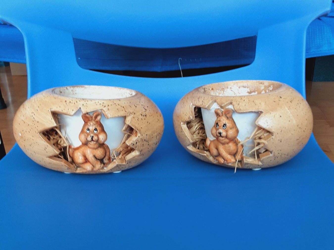 Kerzenständer: Kerzenhalter Hase im 2er Set – Gebraucht aus Glattfelden von Roman2504