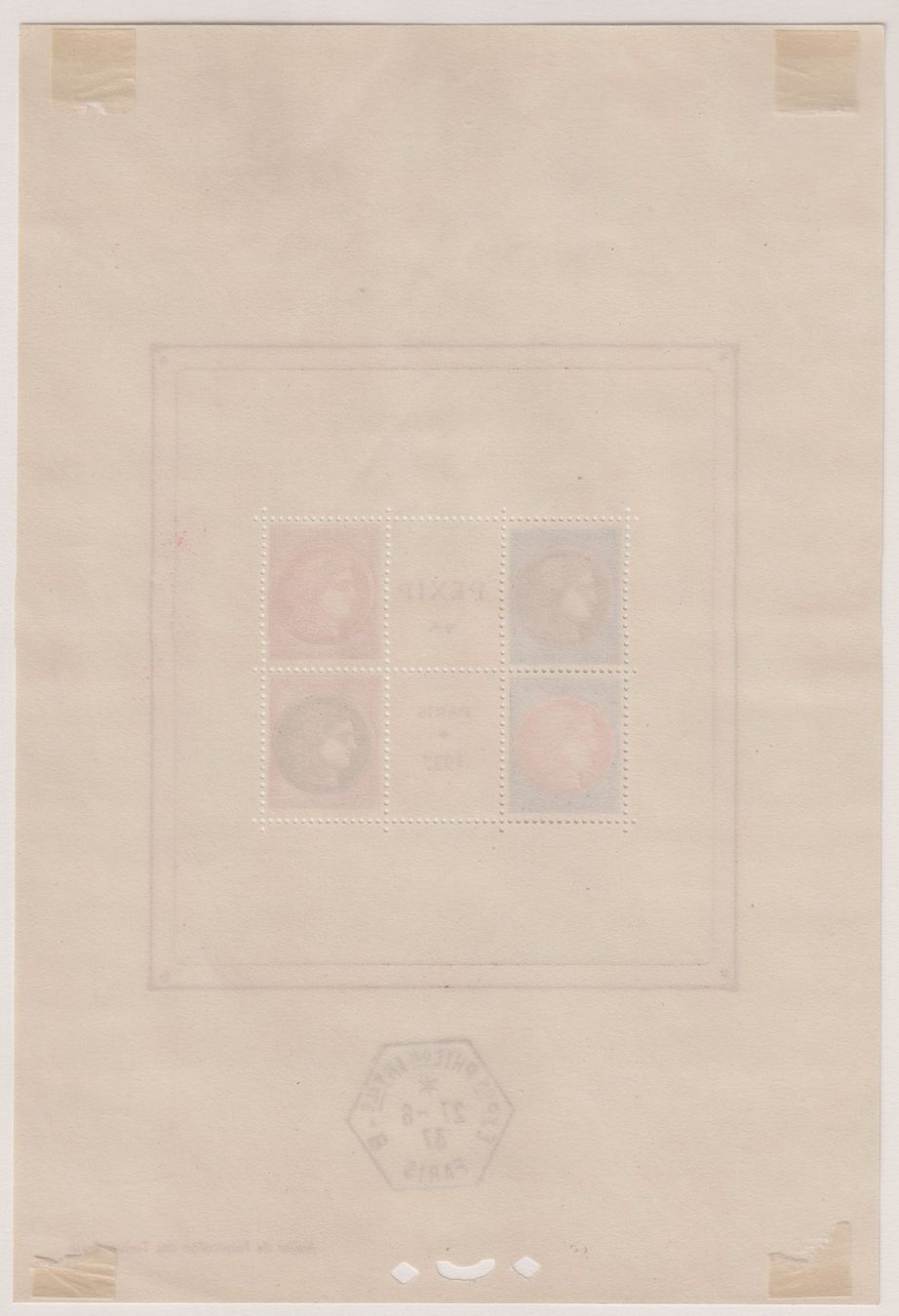 Tous les timbres: Frankreich 1937: PEXIP Block - Kat. 350.-- – D'occasion à Eschlikon TG par PhilCon 1
