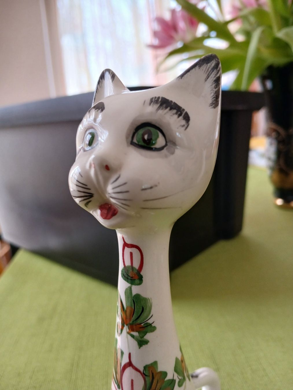 Figuren: Katze blumig – Gebraucht aus Zürich von Mr.Dachboden 1