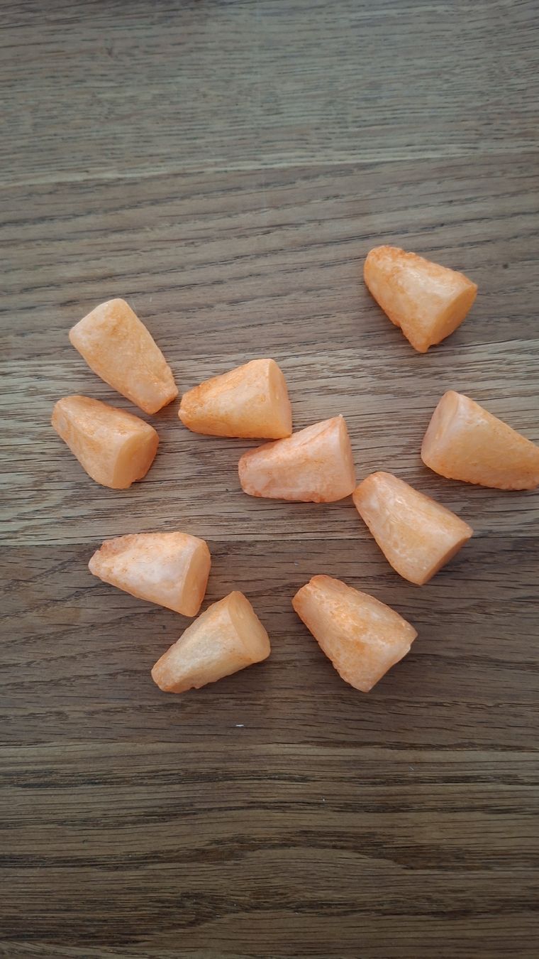 Perlen (unechte): 10 Perlen orange, ca. 3cmx2cm – Neu (gemäss Beschreibung) aus Sargans von blauberg