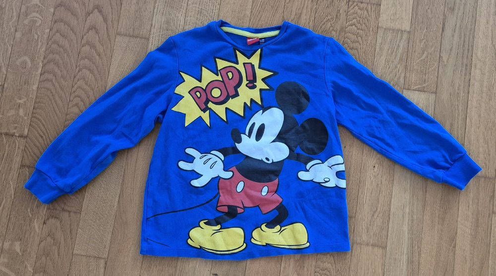 Mickey Mouse Design Baby Bo Sleeveless Shirt Pajama