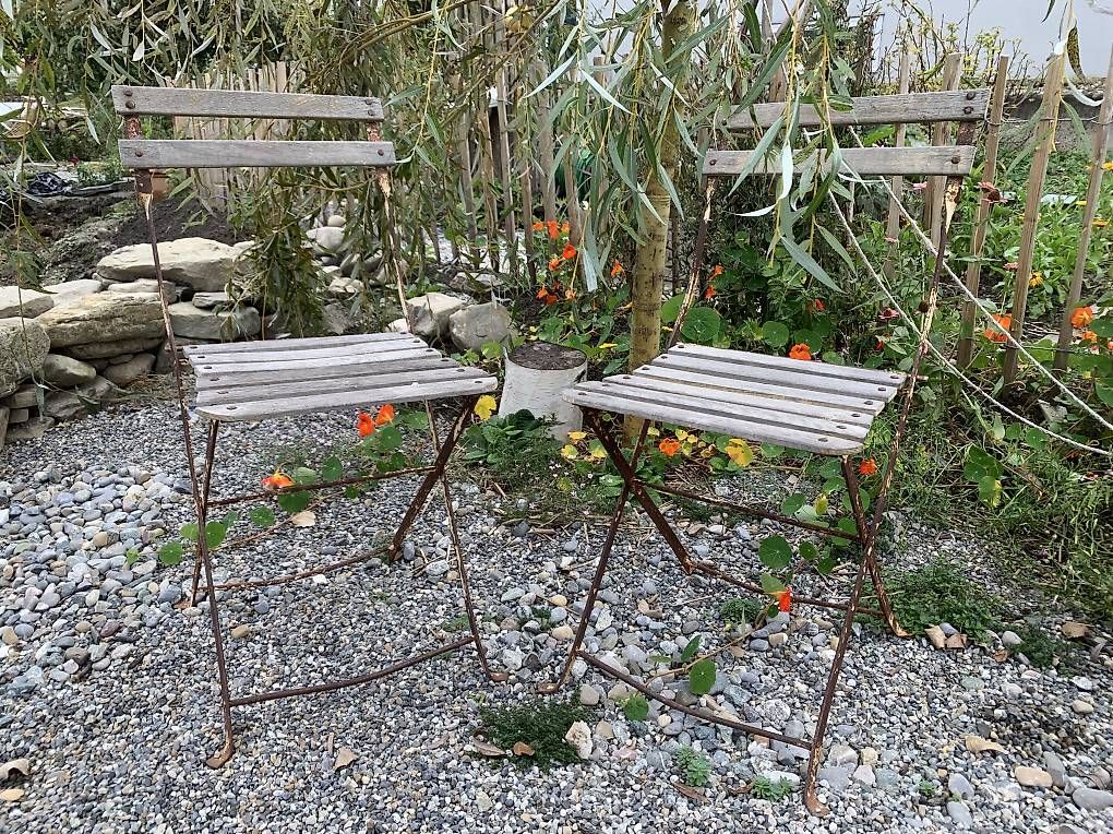 Sedie: Schöne vintage Klappstühle – Usato da Altenrhein venduto da SiBlSG