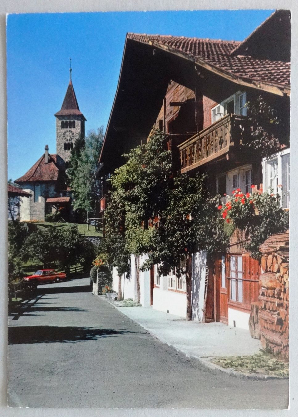 Cartoline postali: Brienz, Kirche – Usato da Fétigny venduto da Billy2miny