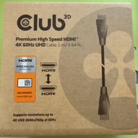Club 3D HDMI Kabel 3m 4K 60Hz UHD 