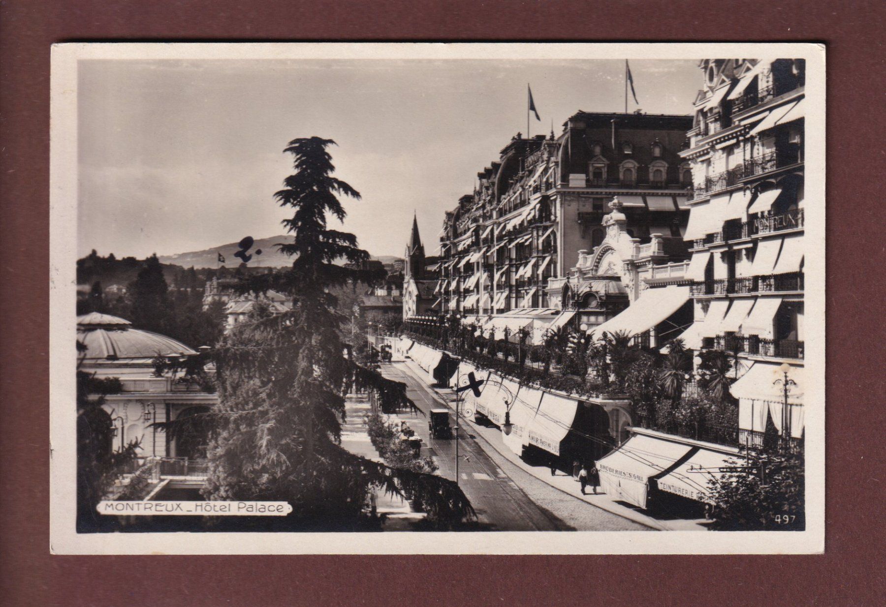 Ansichtskarten: MONTREUX - Palace - 1931 – Gebraucht aus Pully von nicecards