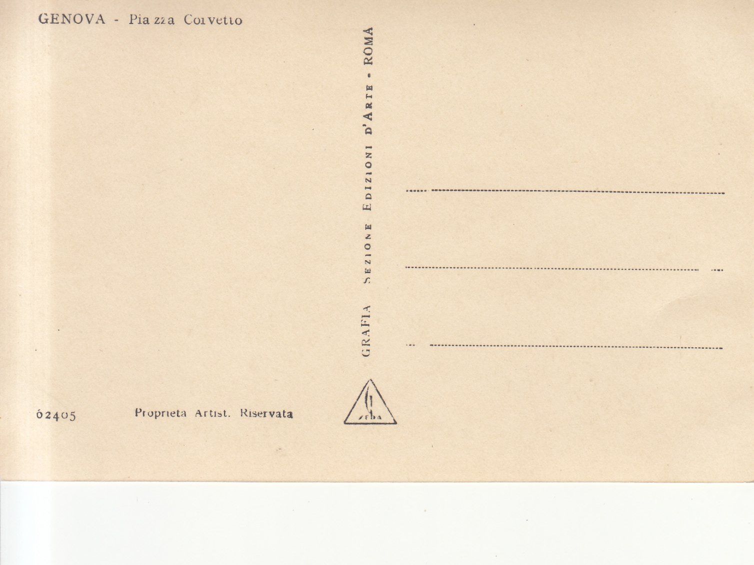 Cartoline postali: Genova ca. 1930 – Usato da Bürglen TG venduto da StampGraf 1