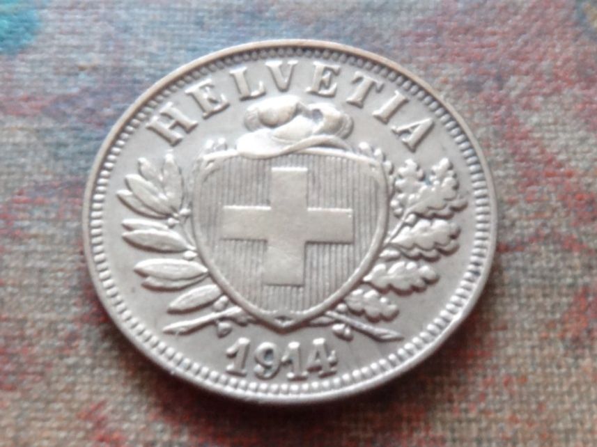 Tutti le monete: 2 Rp. 1914  (D) – Usato da Romanel-sur-Lausanne venduto da Swift13