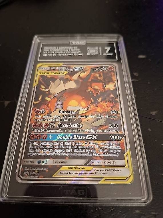 Pokémon Carte collezionabili: Reshiram & Charizard GX SM201 TAG 7 Grade – Usato da Wangen b. Olten venduto da ash_s6qh