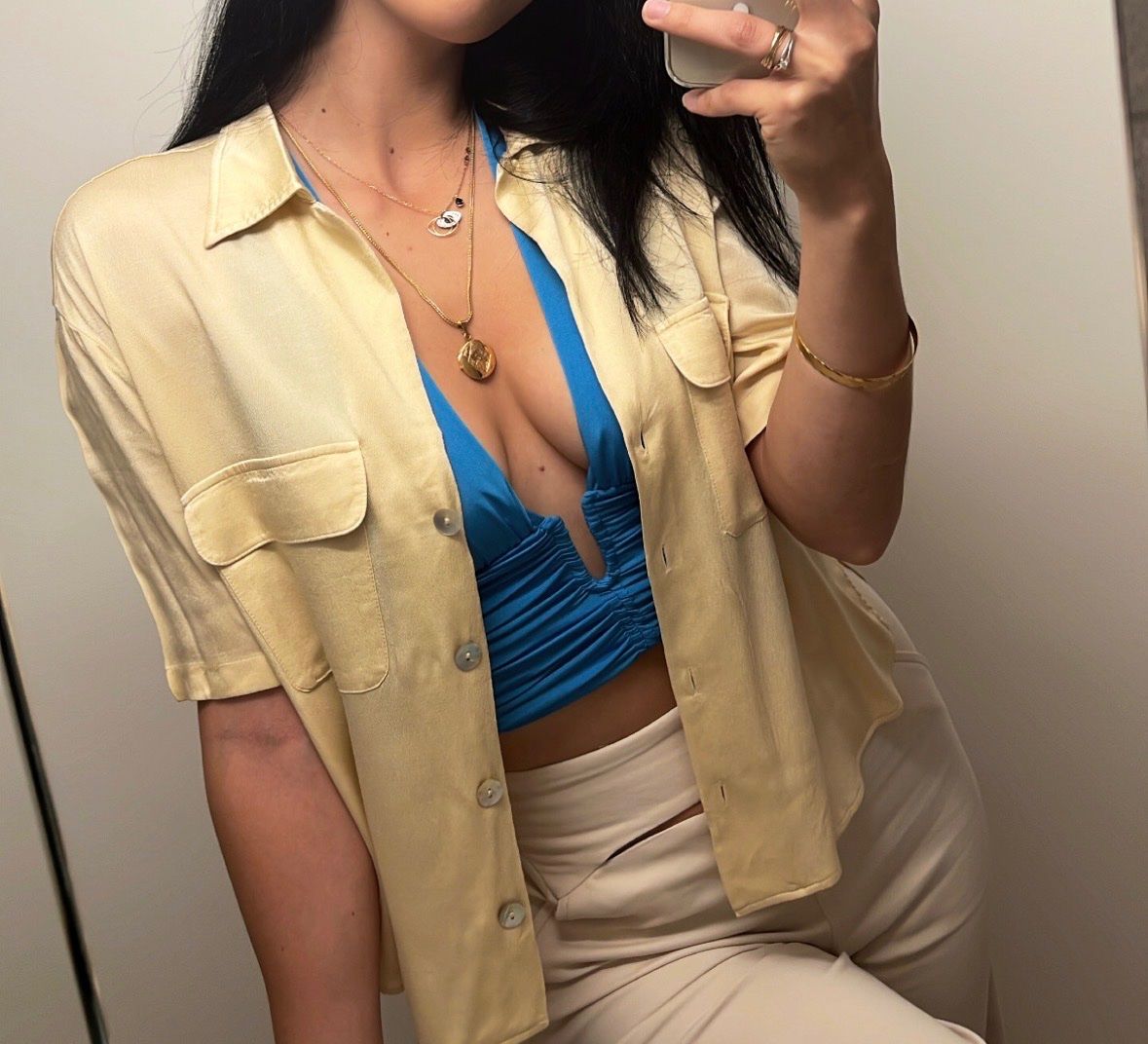 Zara Blusen: Camicia Zara M – Gebraucht aus Porza von kaj_d5q7