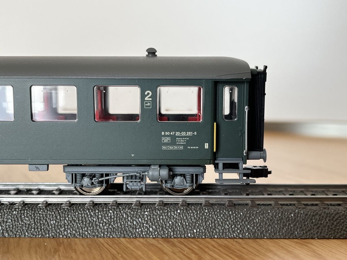 Fleischmann Modellini di ferrovie: 2 Stk SOB Stahlwagen Fleischmann OVP – Usato da Basel venduto da Re620_11627 4