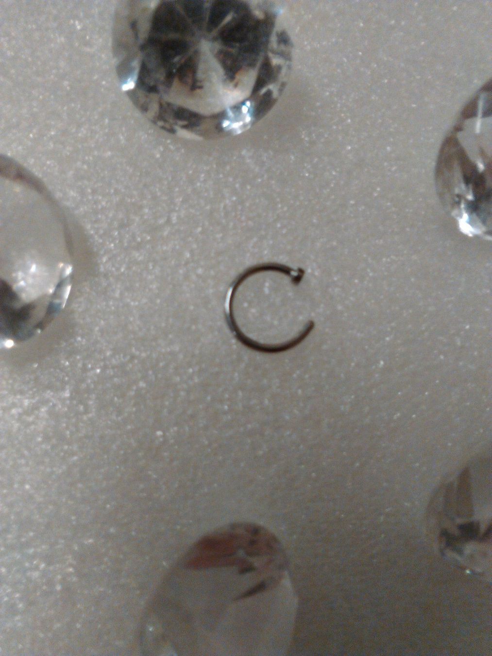 Bijoux piercing: EDELSTHAL LIPPENPIERCING;SILBER FARBE – Neuf (Voir description) à Basel par bijoutrie_4 6