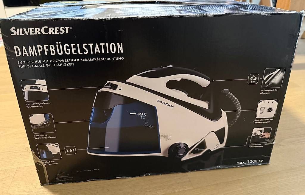 SilverCrest Ferri da stiro: Dampfbügelstation Bügeleisen SILVERCREST – Usato da Dübendorf venduto da sou_55nr 1