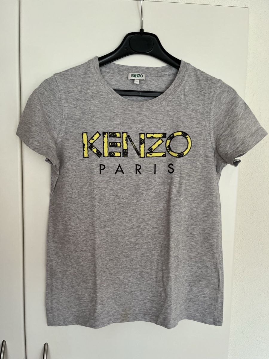 Kenzo T-shirt: Kenzo Paris T-Shirt, Graumeliert, Grösse S – Usato da Wädenswil venduto da Iana32