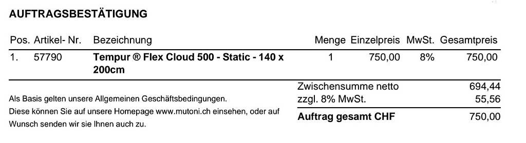 Tempur Reti a doghe: Neuwertiger Tellerrahmen Tempur - 140 x 200cm – Usato da Kallnach venduto da _blub_ 4