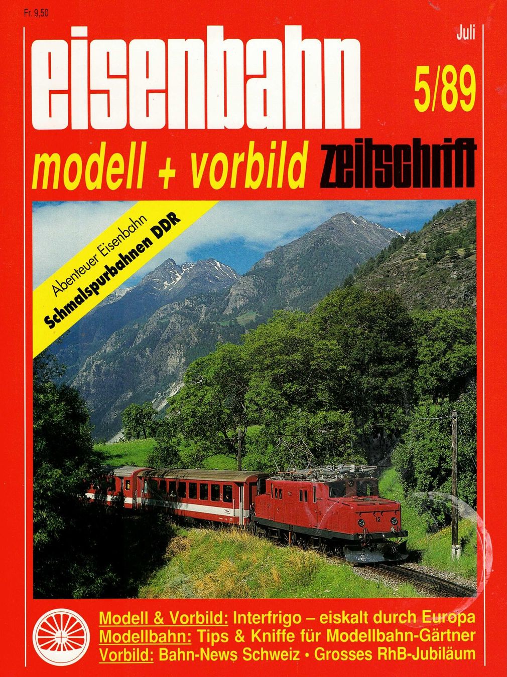 Zeitschriften & Magazine: Eisenbahn Heft Nr.5/89 – Gebraucht aus Basel von Dogana