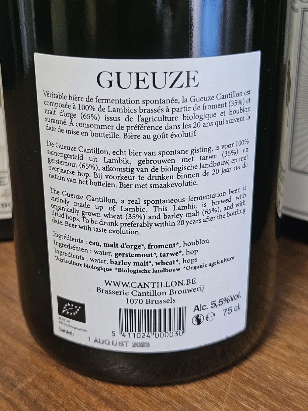 Spirituosen: Cantillon - Saint Lamvinus - Vertikale – Gebraucht aus Ostermundigen von Kaervek_SUI 1