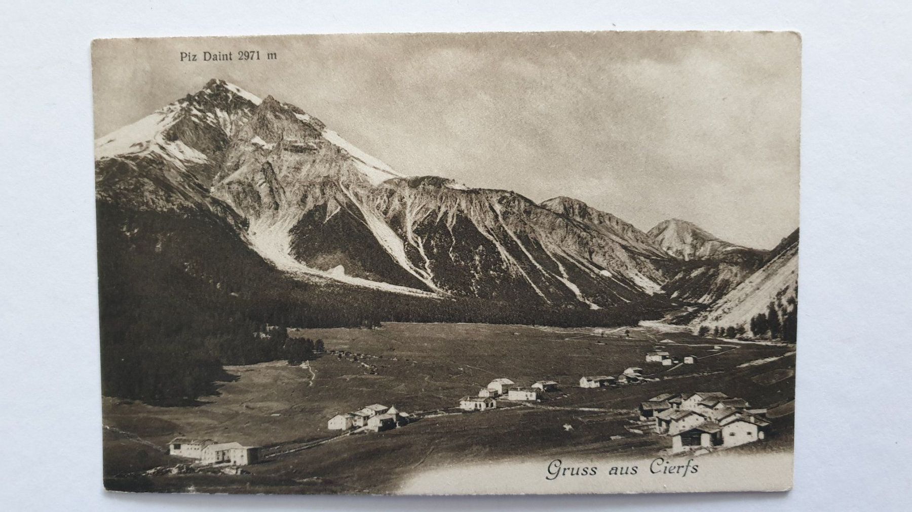 Cartoline postali: Cierfs, Münstertal, Graubünden. – Usato da Goldach venduto da armando_r
