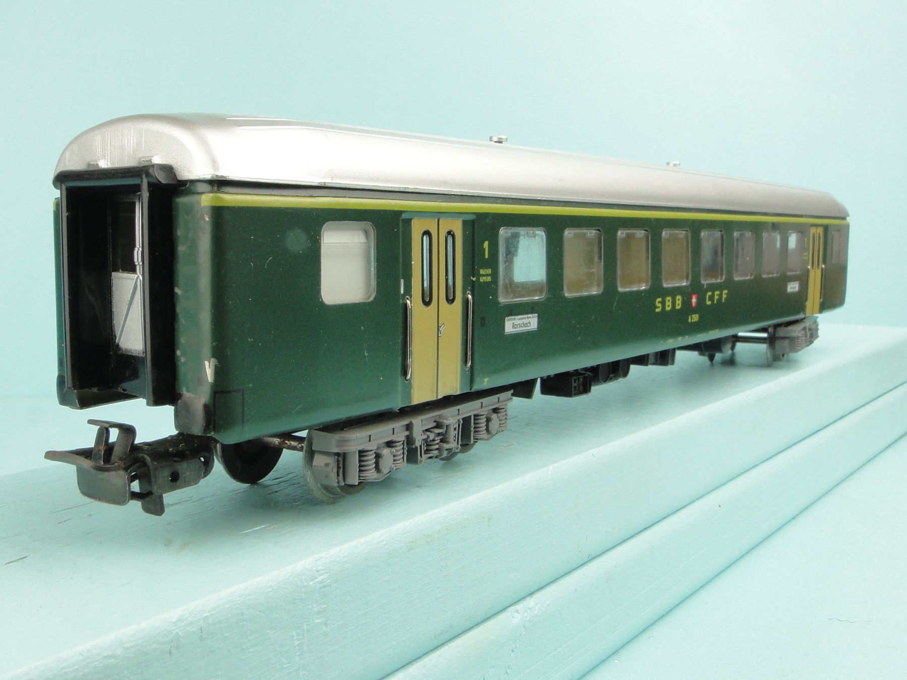 Märklin Modellini di ferrovie: Märklin 4066 SBB 1 Kl. EW II, Blech – Usato da Bülach venduto da cann11 3