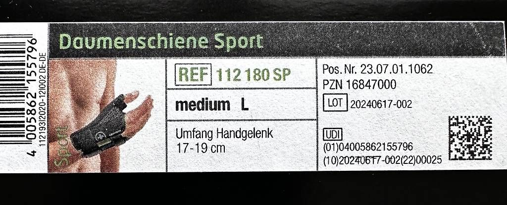 Medizinische Geräte: Daumenschiene Sport – Neu und originalverpackt aus Rain von SaBe73 2