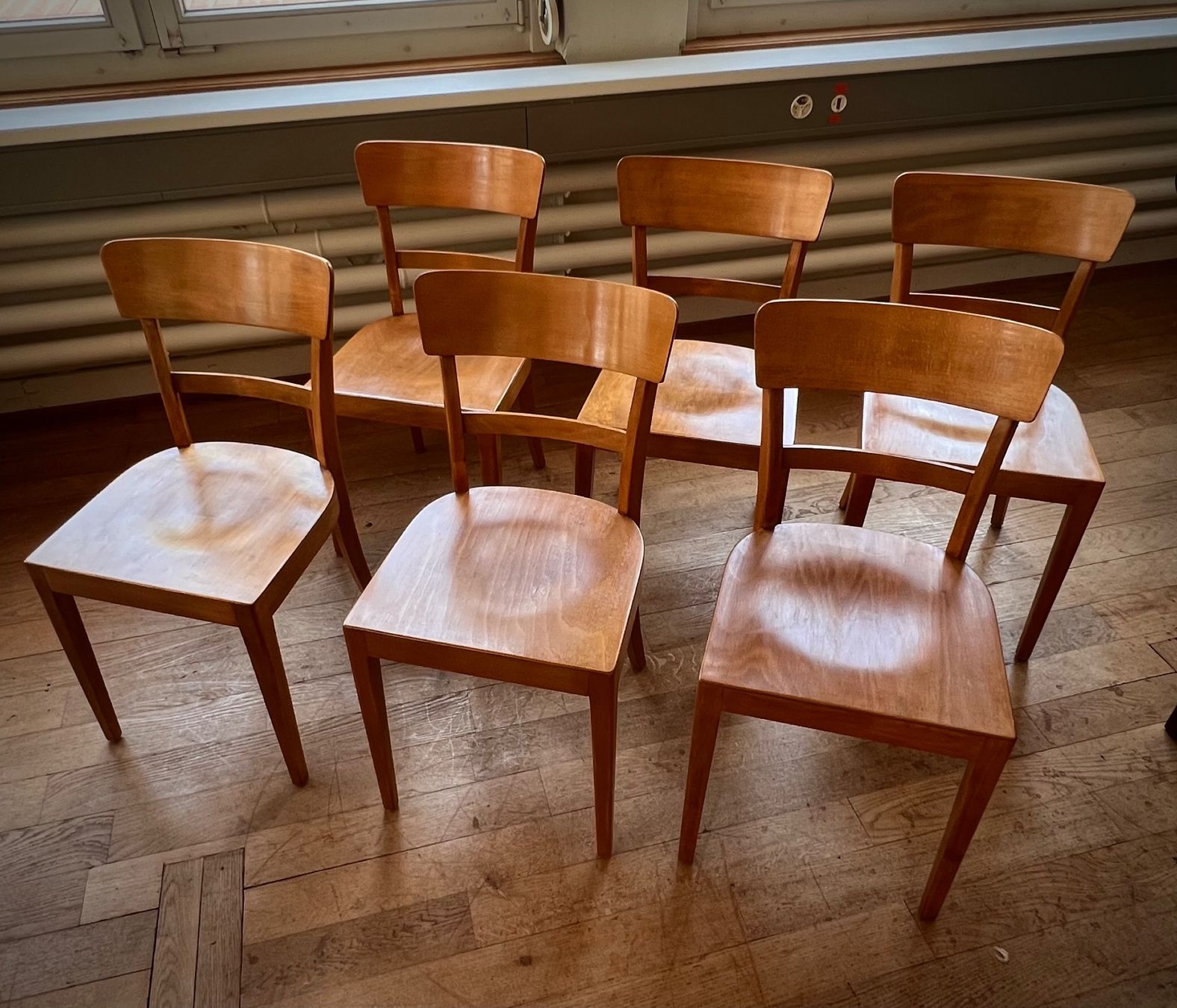 Stühle: 6 Bugholz-Beizenstühle, 70er- Jahren – Gebraucht aus Tecknau von smoothtentacles