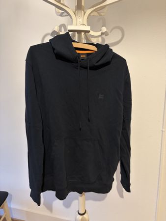 Herren Hoodie Boss dunkelblau Baumwolle