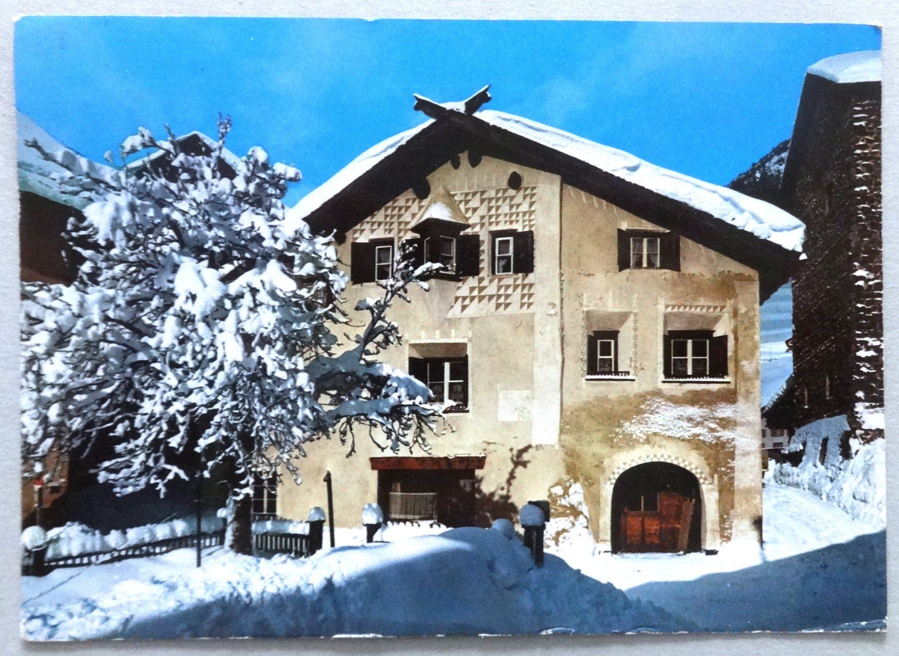 Cartoline postali: Samedan 1730 m ü.M. (Engadin) – Usato da Fétigny venduto da Billy2miny