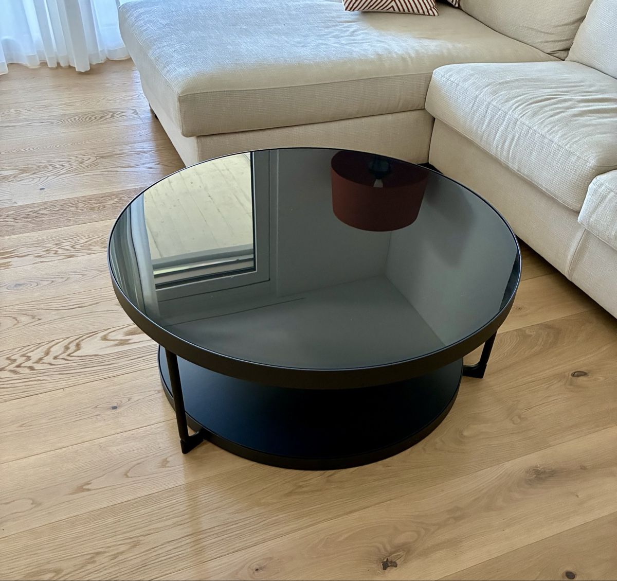 Tische: FRÖTORP Couchtisch, anthrazit /schwarz Glas, TOP Zustand – Neu (gemäss Beschreibung) aus Winkel von _Zantos_