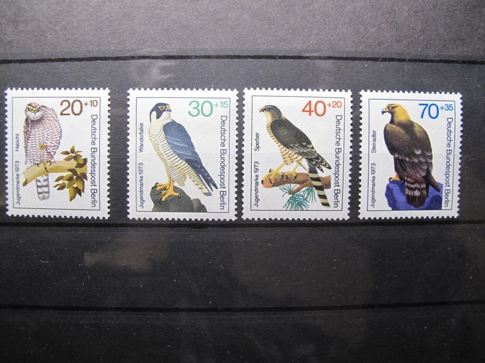 Briefmarken-Set Guinea-Bissau 2001 Greifvögel – Postfrisch MNH, Katalog-Nr. 1446-1451 (Prophila Collection)