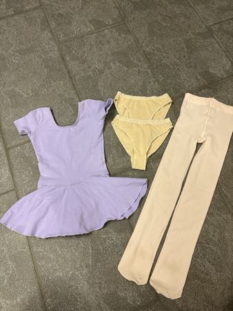 Ballett Set 122/128 (Tanzbody, Unterhosen, Strumpfhose)