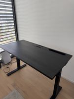 Ikea Schreibtisch Mittzon Schwarz 120x60cm