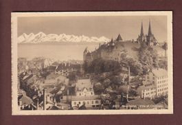 NEUCHÂTEL - Partie avec Château - Voyageurs de commerce 1912