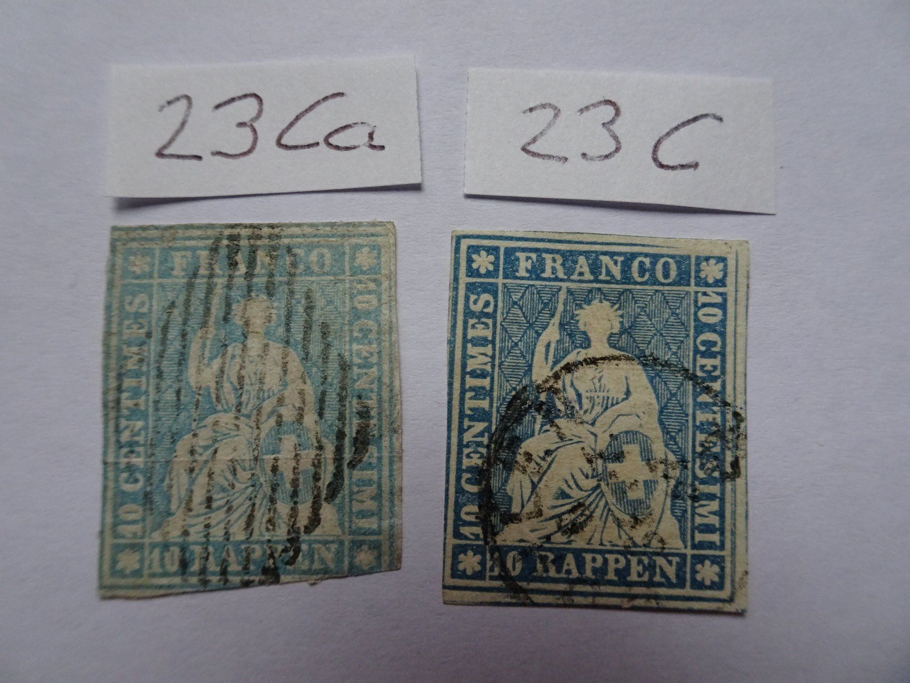 Alle Briefmarken: 10er-Strubel 1855 – Gebraucht aus Aadorf von Chnorli-Furz 2