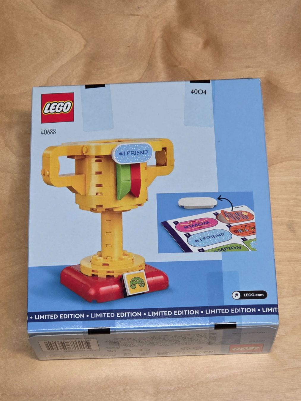 Lego Baukästen: LEGO Promotional 40688 Trophy Award – Neu und originalverpackt aus Basadingen von NekoBricks 2