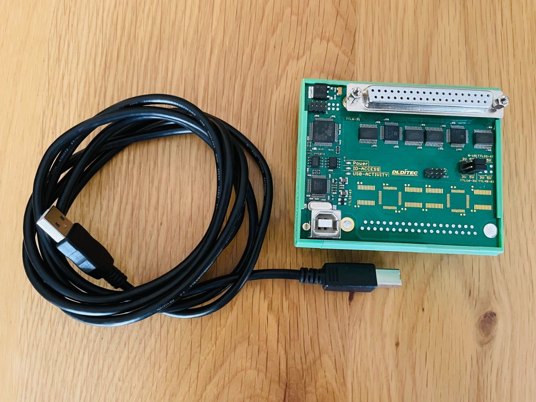 Componenti elettronici: Deditec USB-TTL-32 USB-TTL-32 I/O-Modul USB – Nuovo (secondo la descrizione) da Schaffhausen venduto da Jove1 2