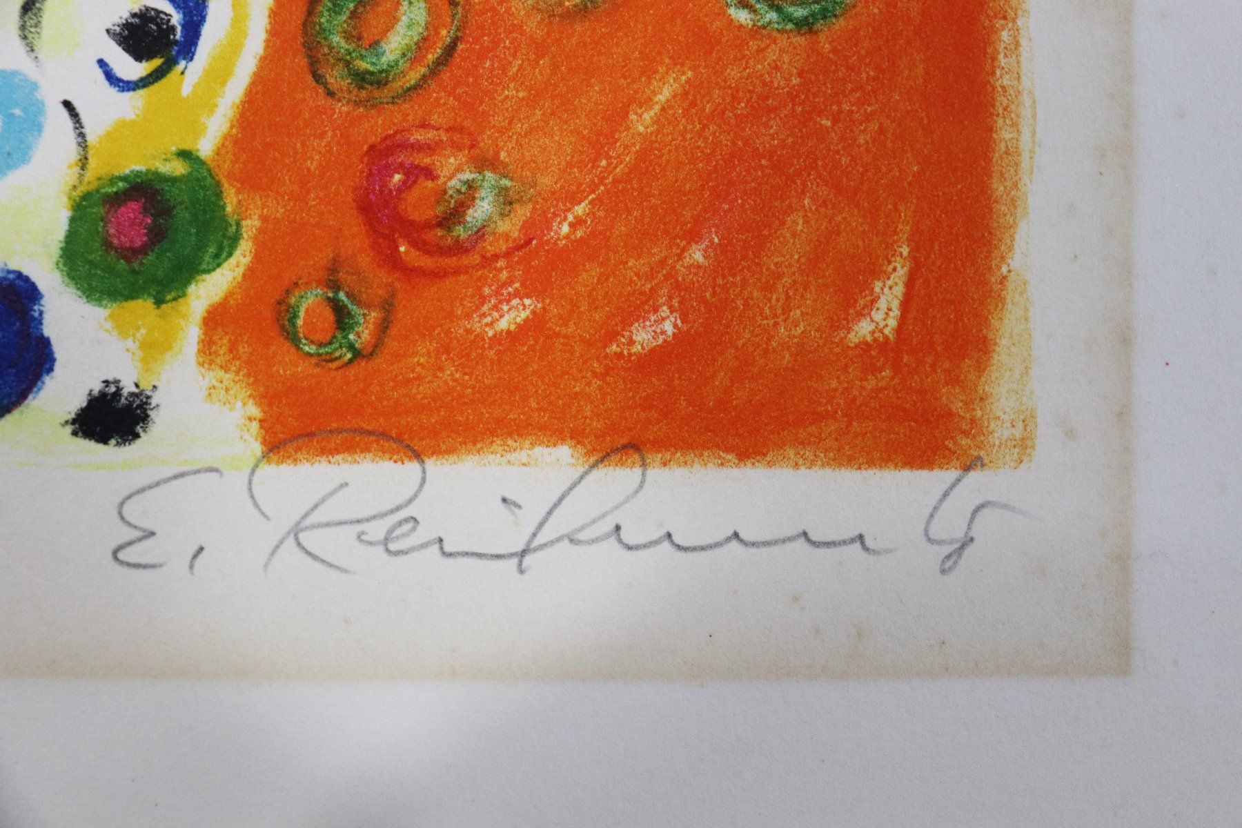 Grafica & Litografie: Emil Reichmuth 1931-2017, kleine Lithographie, handsigniert – Usato da Zug venduto da Kunst-Fundgrube 3
