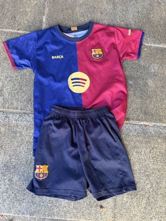 FC Barcelona Trikot Set Pedri 8 blau rot Grösse Kind