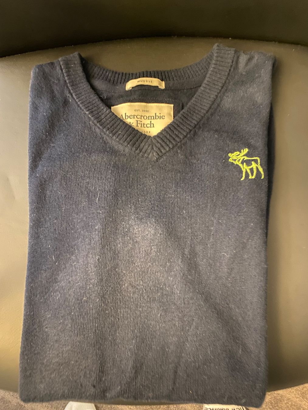 Abercrombie Maglioni & Felpe: **TOP** Abercrombie & Fitch Herren Pullover Blau Grösse S – Usato da Rafz venduto da DOMBEC