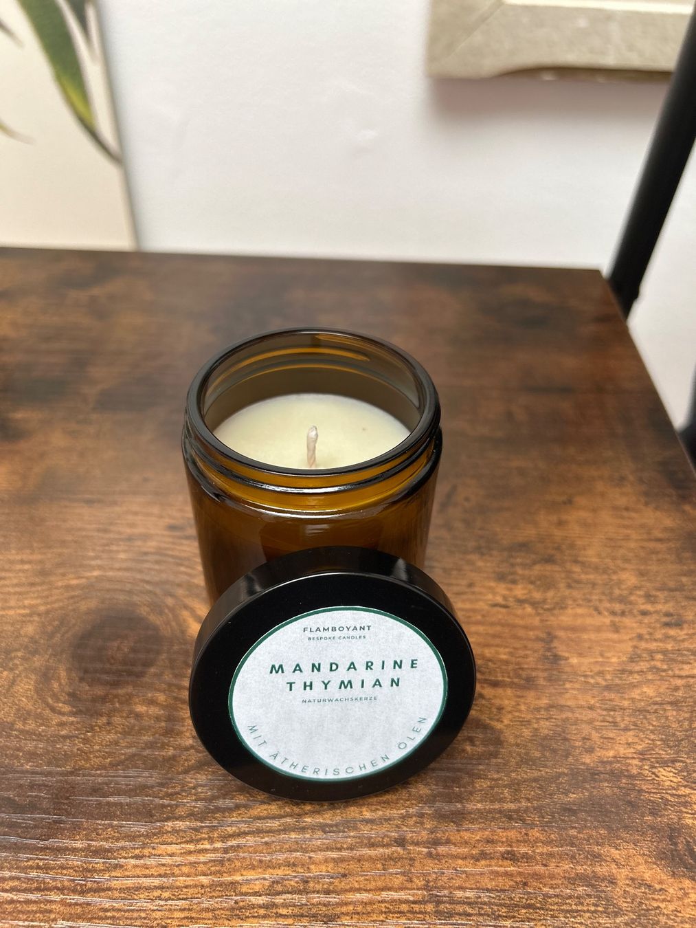 Candele: Duftkerzen mit Mandarin & Thymian Ätherische Ölen – Usato da Basel venduto da ren_5rgr 2